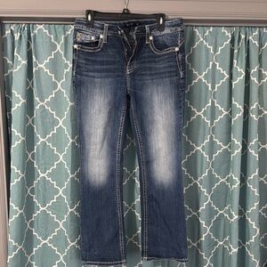 Women's Blue Jeans curvy bootcut